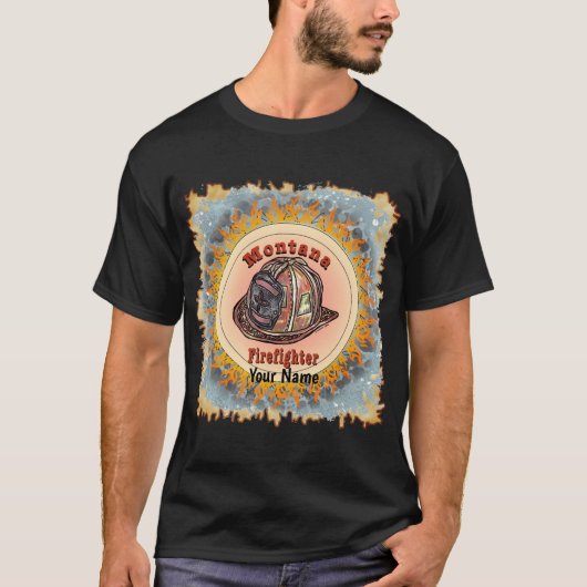 Montana Firefighter tegen shirt (Voorkant)
