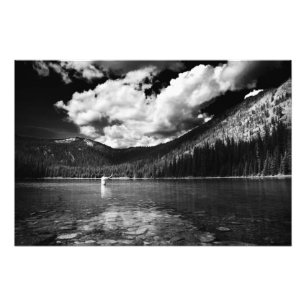 Montana Fisherman Foto Afdruk