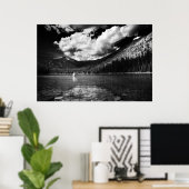 Montana Fisherman Poster (Thuiskantoor)