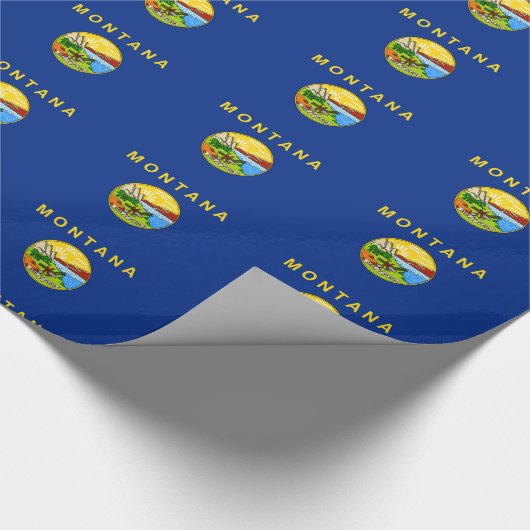 Montana Flag Cadeaupapier (Hoek)