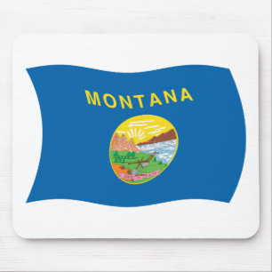 Montana Flag Mousepad Muismat