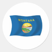 Montana Flag Sticker (Voorkant)