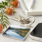 Montana Flathead in de bergen van de Herfst Sleutelhanger (Voorkant Rechts)