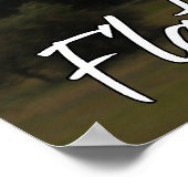 Montana Flathead Lake Shore Red Barn Trees Poster (Hoek)