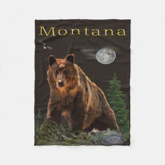 Montana  fleece deken (Voorkant)