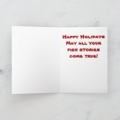 Montana Fly Vissen Kerst Kaart (Binnen)