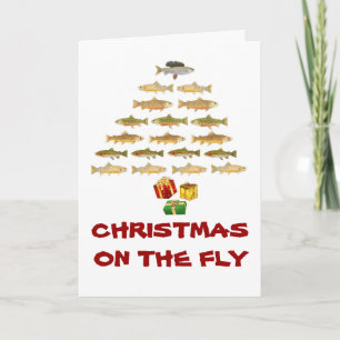 Montana Fly Vissen Kerst Kaart