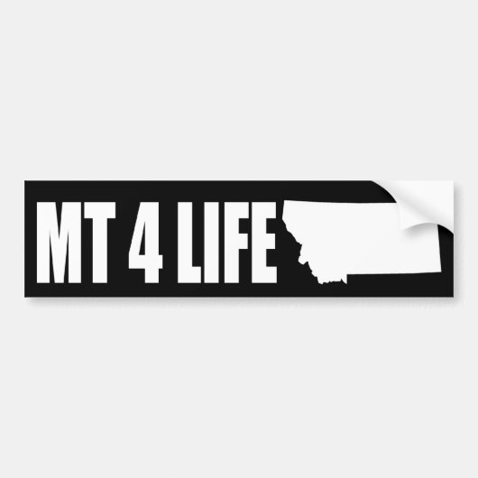 Montana for Life Bumpersticker Dark (Voorkant)