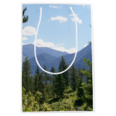 Montana Forest and Mountains Scenic View Medium Cadeauzakje (Voorkant)