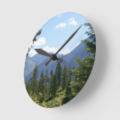 Montana Forest and Mountains Scenic View Ronde Klok (Hoek)
