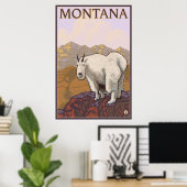 Montana - Geitte Montana Poster (Thuiskantoor)