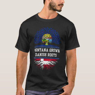 Montana gekweekt met Deense wortels Denemarken T-shirt