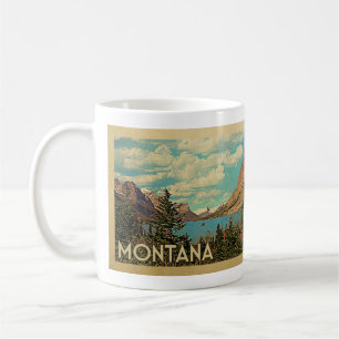 Montana Glacier Park Vintage Travel Koffiemok
