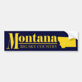 Montana Gold Bumpersticker (Voorkant)