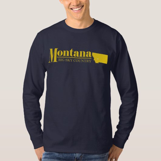 Montana Gold T-shirt (Voorkant)