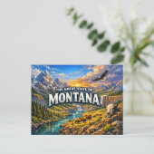 Montana Greetings Ansichtkaart Briefkaart (Staand voorkant)