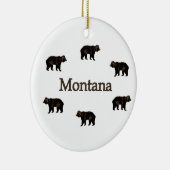 Montana Grizzly Beren Keramisch Ornament (Rechts)