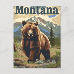 Montana Grizzly  Briefkaart