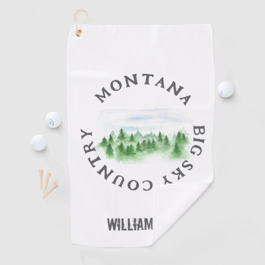 Montana handdoek staat gepersonaliseerd (Insitu)