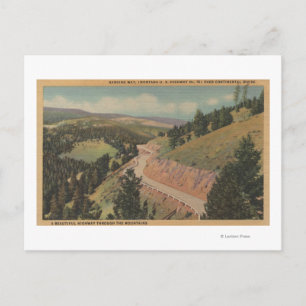 Montana - Harding Way (Hwy No. 10) Briefkaart