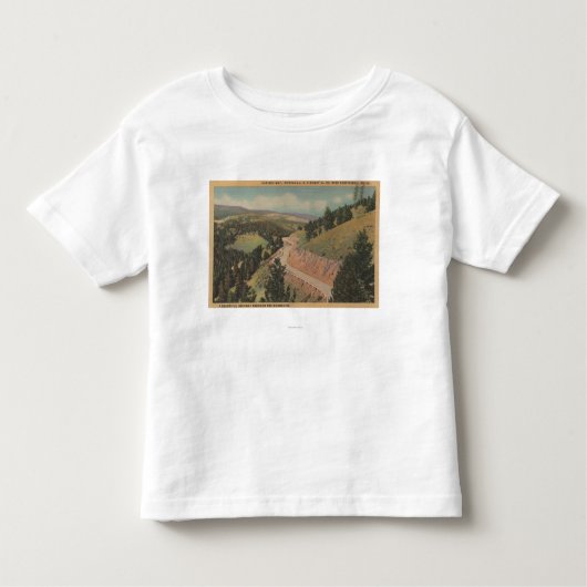 Montana - Harding Way (Hwy No. 10) Kinder Shirts (Voorkant)