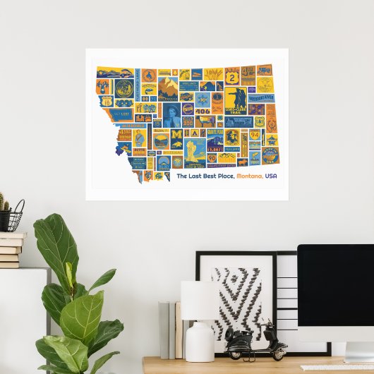 Montana: Het laatste beste Poster op de plaats (Thuiskantoor)