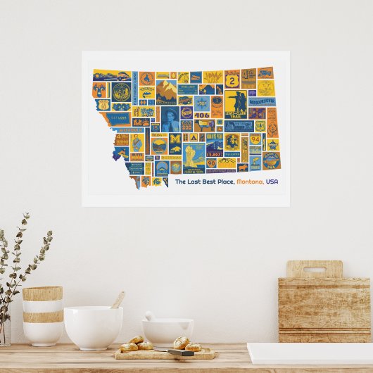 Montana: Het laatste beste Poster op de plaats (Keuken)