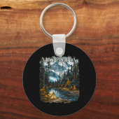 Montana Hiking Camping Hunting Outdoors Sleutelhanger (Voorkant)