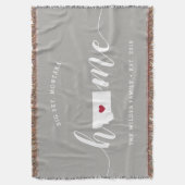 Montana Home State Personalized Deken (Voorkant Verticaal)