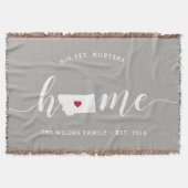 Montana Home State Personalized Deken (Voorkant)