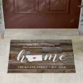 Montana Home State Personalized Wood Kijk uit Deurmat
