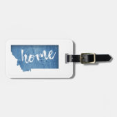 Montana Home Wood Grain Bagagelabel (Voorkant horizontaal)