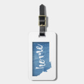 Montana Home Wood Grain Bagagelabel (Voorkant verticaal)