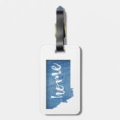 Montana Home Wood Grain Bagagelabel (Achterkant verticaal)