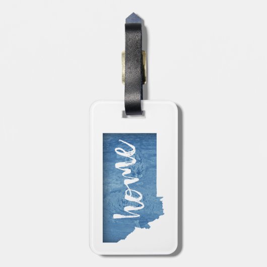 Montana Home Wood Grain Bagagelabel (Achterkant verticaal)