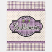 Montana Huckleberry Blanket Fleece Deken (Voorkant)