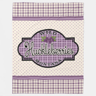 Montana Huckleberry Blanket Fleece Deken