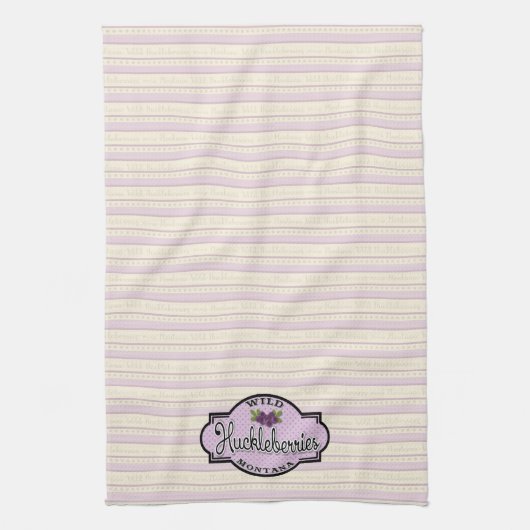 Montana Huckleberry keukenhanddoek (Verticaal)