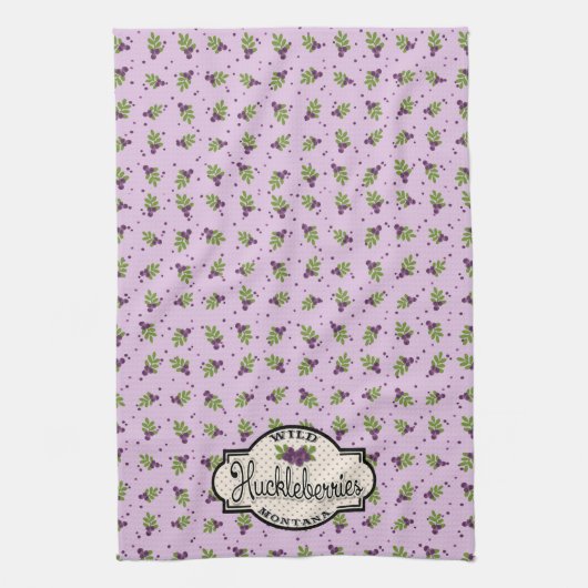 Montana Huckleberry keukenhanddoek (Verticaal)