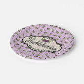 Montana Huckleberry Papier Borden Papieren Bordje (Gekanteld)