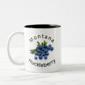 Montana Huckleberry. Sportmannen, Montana, buiten Tweekleurige Koffiemok (Links)
