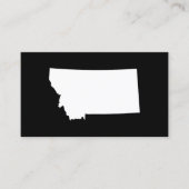 Montana in White en Black Visitekaartje (Voorkant)