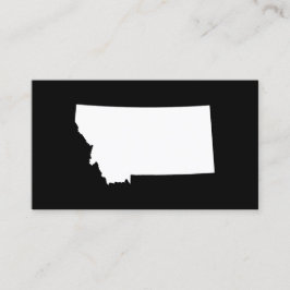 Montana in wit en zwart visitekaartje