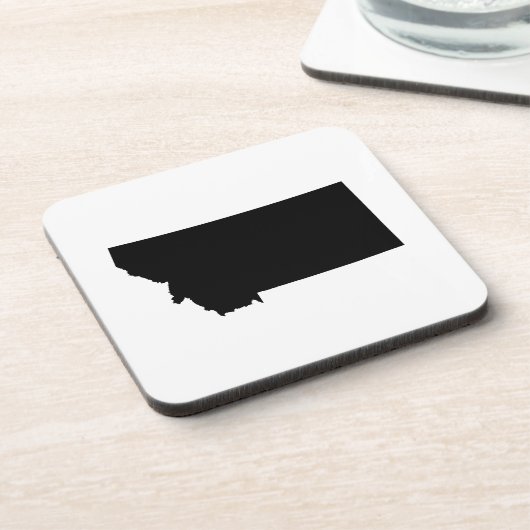 Montana in zwart-wit onderzetter (Linkerzijde)