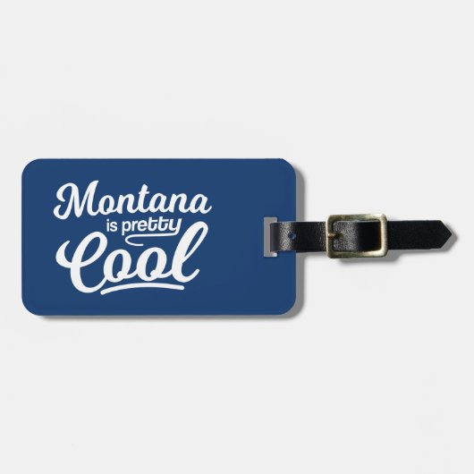 Montana is best wel cool bagagelabel (Voorkant horizontaal)