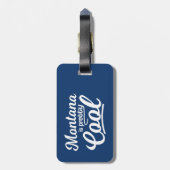 Montana is  koel bagagelabel (Achterkant verticaal)