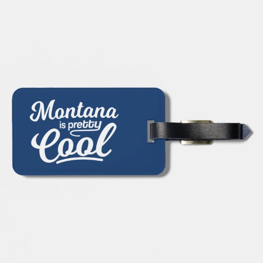 Montana is  koel bagagelabel (Achterkant horizontaal)