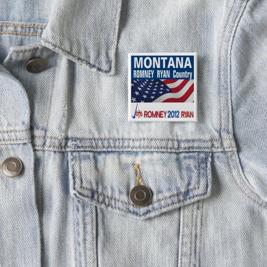 MONTANA is Romney Ryan Country Button (In situ)