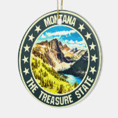 Montana Keramisch Ornament (Links)