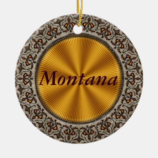 Montana Keramisch Ornament (Voorkant)